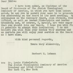 Letter: 1950 August 15