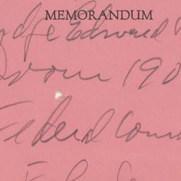 Memorandum: n.d.