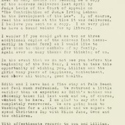 Letter: 1951 December 11