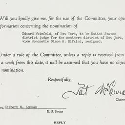 Administrative Record: 1950...