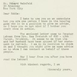 Letter: 1950 February 7