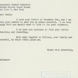Letter: 1950 December 11