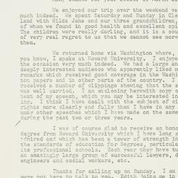 Letter: 1958 March 5