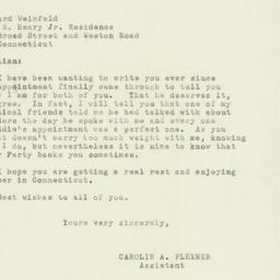 Letter: 1950 July 13