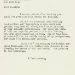 Letter: 1950 November 16