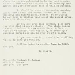Letter: 1958 January 23