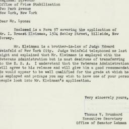 Letter: 1951 April 24