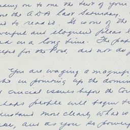 Letter: 1953 May 27