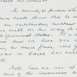Letter: 1957 August 28