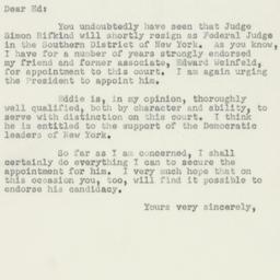 Letter: 1950 April 6