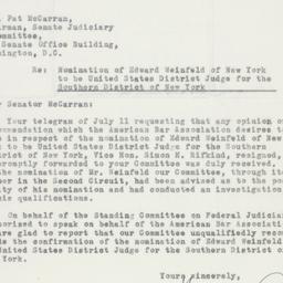 Letter: 1950 July 17