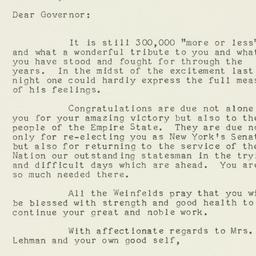 Letter: 1950 November 8