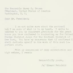 Letter: 1950 July 11