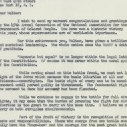Letter: 1954 June 19