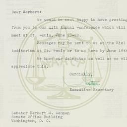 Letter: 1953 June 11