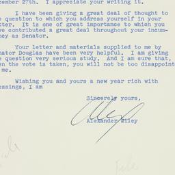 Letter: 1956 December 31