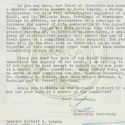 Letter: 1953 October 19
