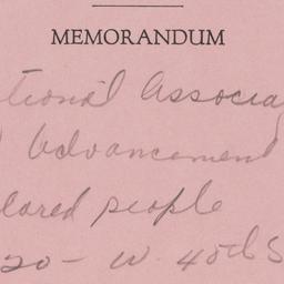 Memorandum: n.d.