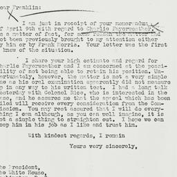 Letter: 1933 April 25