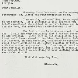 Letter: 1932 May 10