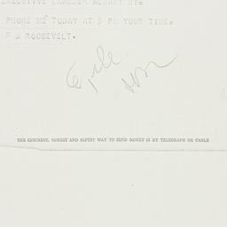 Telegram: 1929 September 30