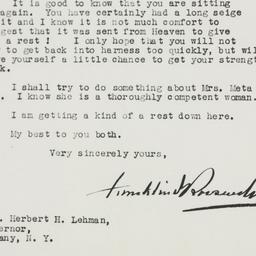 Letter: 1933 November 26