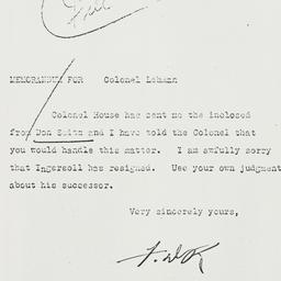 Letter: 1931 May 2