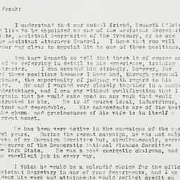 Letter: 1933 January 27