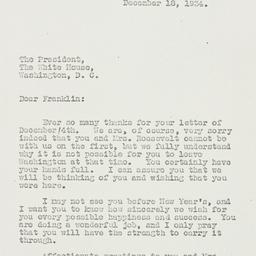 Letter: 1934 December 18