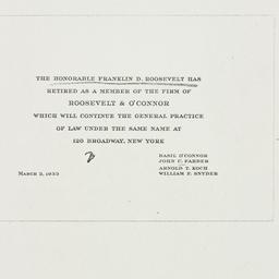 Note: 1933 March 3