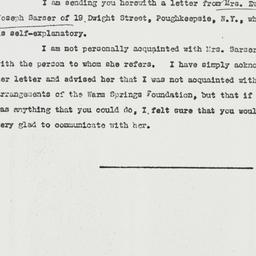 Memorandum: 1931 June 11
