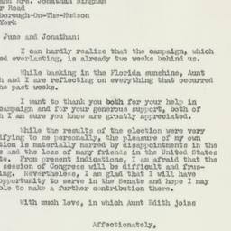 Letter: 1950 November 12
