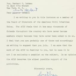Letter: 1949 December 12