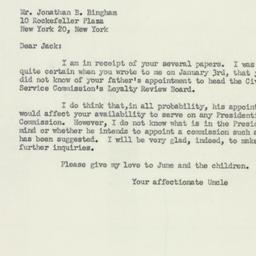 Letter: 1951 January 8