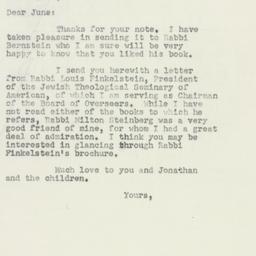 Letter: 1952 February 20