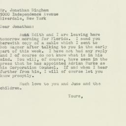 Letter: 1953 November 13