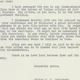 Letter: 1950 December 1