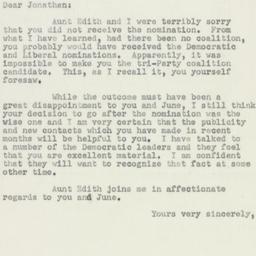 Letter: 1950 June 21