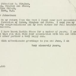 Letter: 1947 January 13