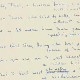 Letter: 1946 November 6