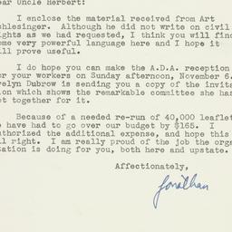 Letter: 1949 October 26
