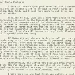 Letter: 1949 August 3
