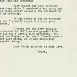 Letter: 1954 April 4