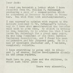 Letter: 1955 February 1