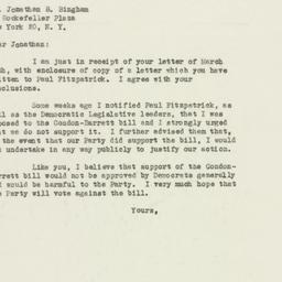 Letter: 1949 March 15