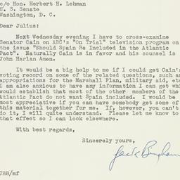 Letter: 1950 August 10