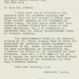 Letter: 1931 October 6