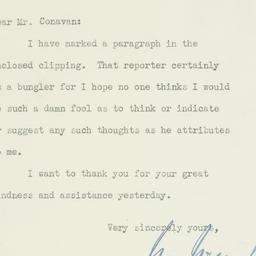 Letter: 1931 October 2