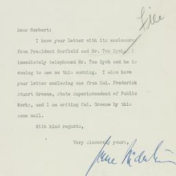 Letter: 1931 October 9
