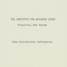 Pamphlet: 1951 November 1